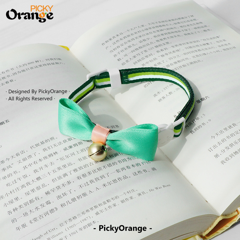 Cổ áo mèo sọc ba mảnh tương phản kiểu Pháp phiên bản mới (12).jpg