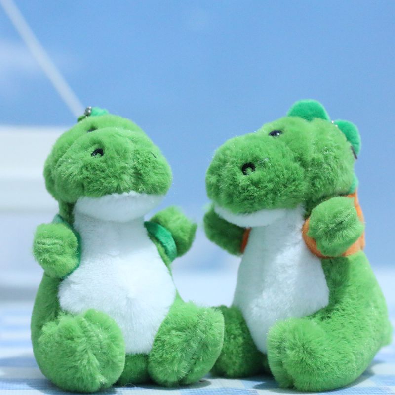 Internet Popular Cute Cute Bag Small Dinosaur Pendant Plush Toy Doll Bag Hanging Doll Keychain Doll