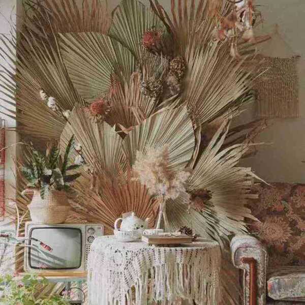 Pu Fan Dry Flower Home Decoration Leaf Flower Leaf Palm Flower…