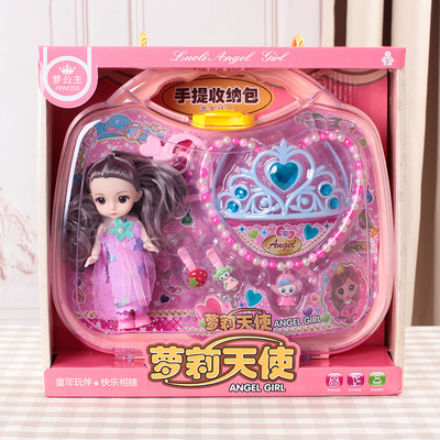 Display box princess Jewelry box Toys a doll Jewelry Necklace children jewelry Toys girl Everyone Toys