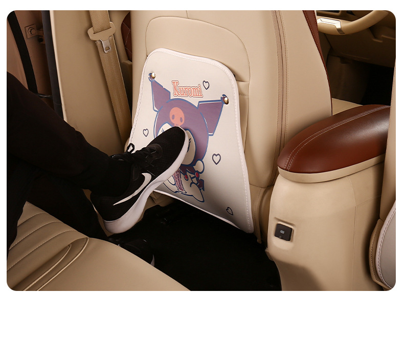 Little Witch Ladies Cute Cartoon Chair Back Anti-kick Cushion Four Seasons Suspension Car Seat Chair Back Anti-fouling Cushion