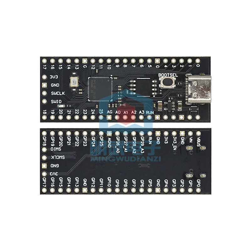 Ядро‑плата RP2040 (Rasalbell) — совместима с Raspberry Pi Pico, MicroPython, 4/16 МБ флеш