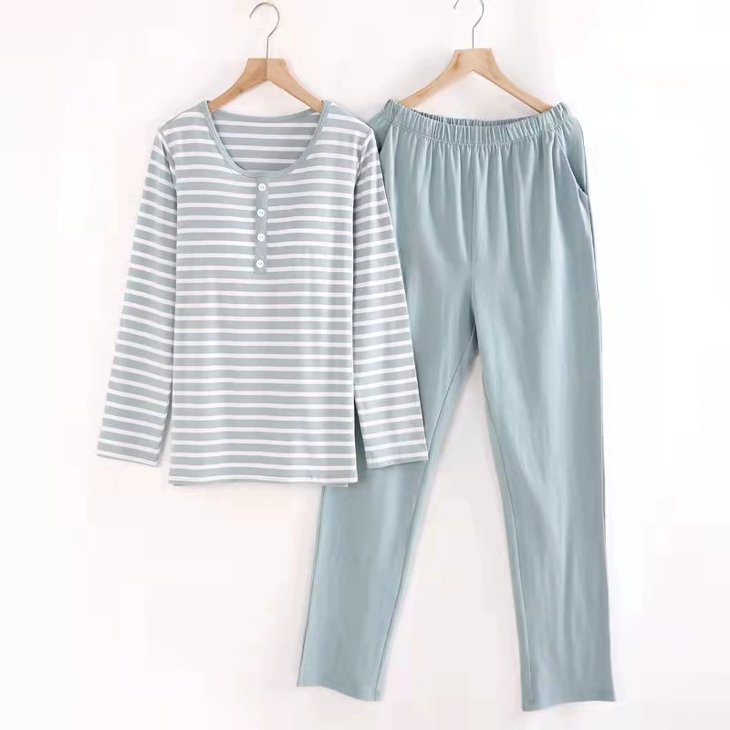 Cotton pijama, set, long-sleeve