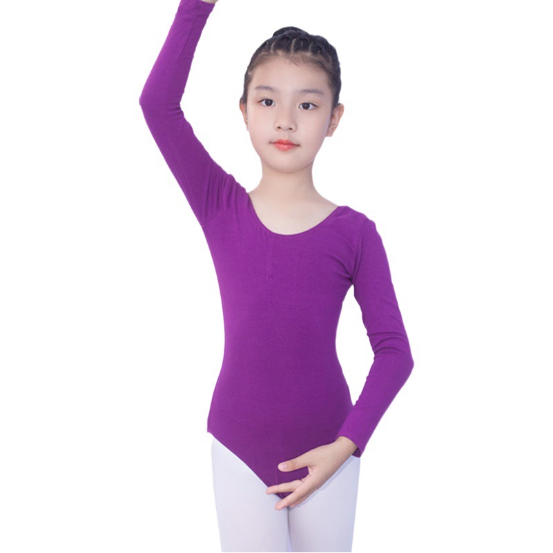 Falda de ballet Ropa de graduación de baile chino Ropa de práctica de Otoño de manga larga para niñas Mono Ropa de baile para niños Niñas