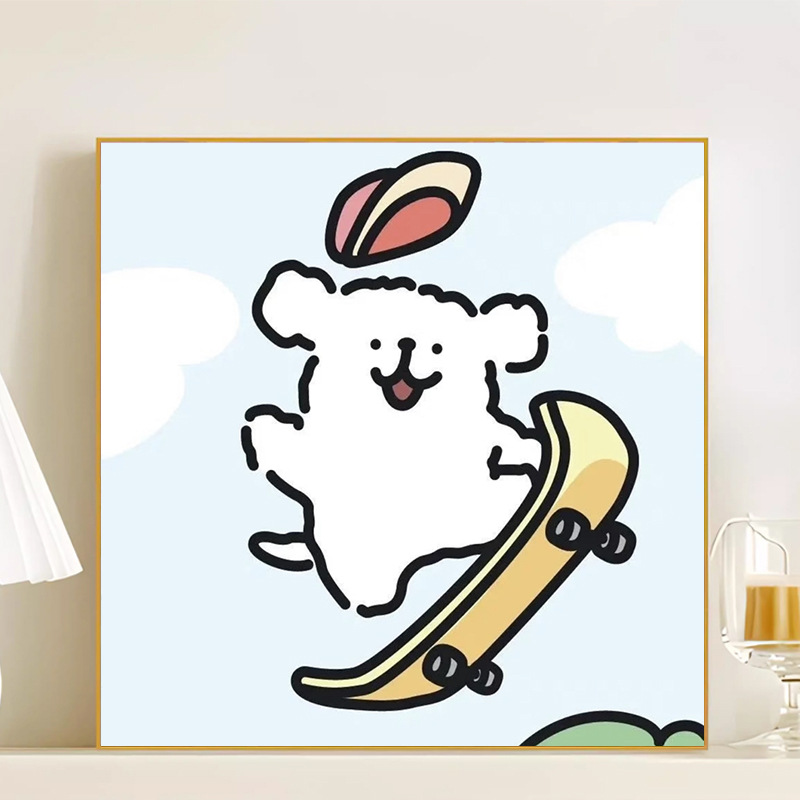 R096 / 20*20CM(画笔+颜料+绷好内框）