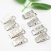 factory goods in stock supply Embossing Brand Metal clip hardware Jewelry clip Closure pockets Clamp