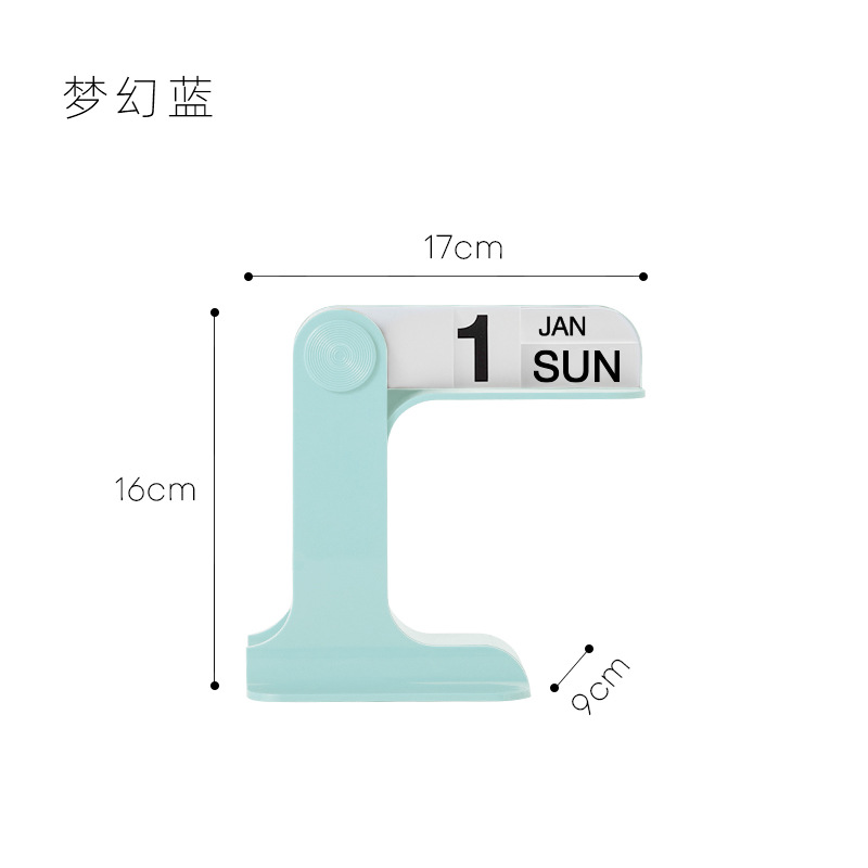 Nordic ins diseño Flip Calendario de escritorio calendario creativo simple moderna sala de estar pequeños adornos papelería de oficina