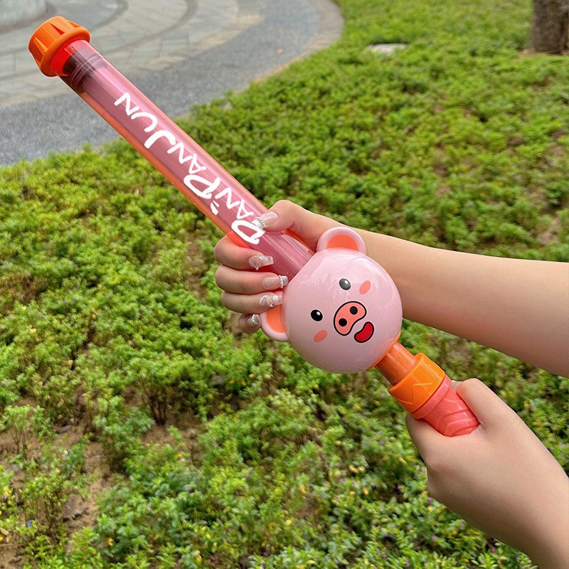 Nuevos productos de verano tirado cañón de agua flash cañón de agua infantil playa juega con agua juega con agua juega con agua ocio juguetes de agua