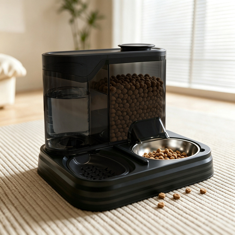 Cross-border automatic cat feeder, water dispenser, dog bowl, cat bowl, universal water dispenser, cat bowl, pet supplies, new model