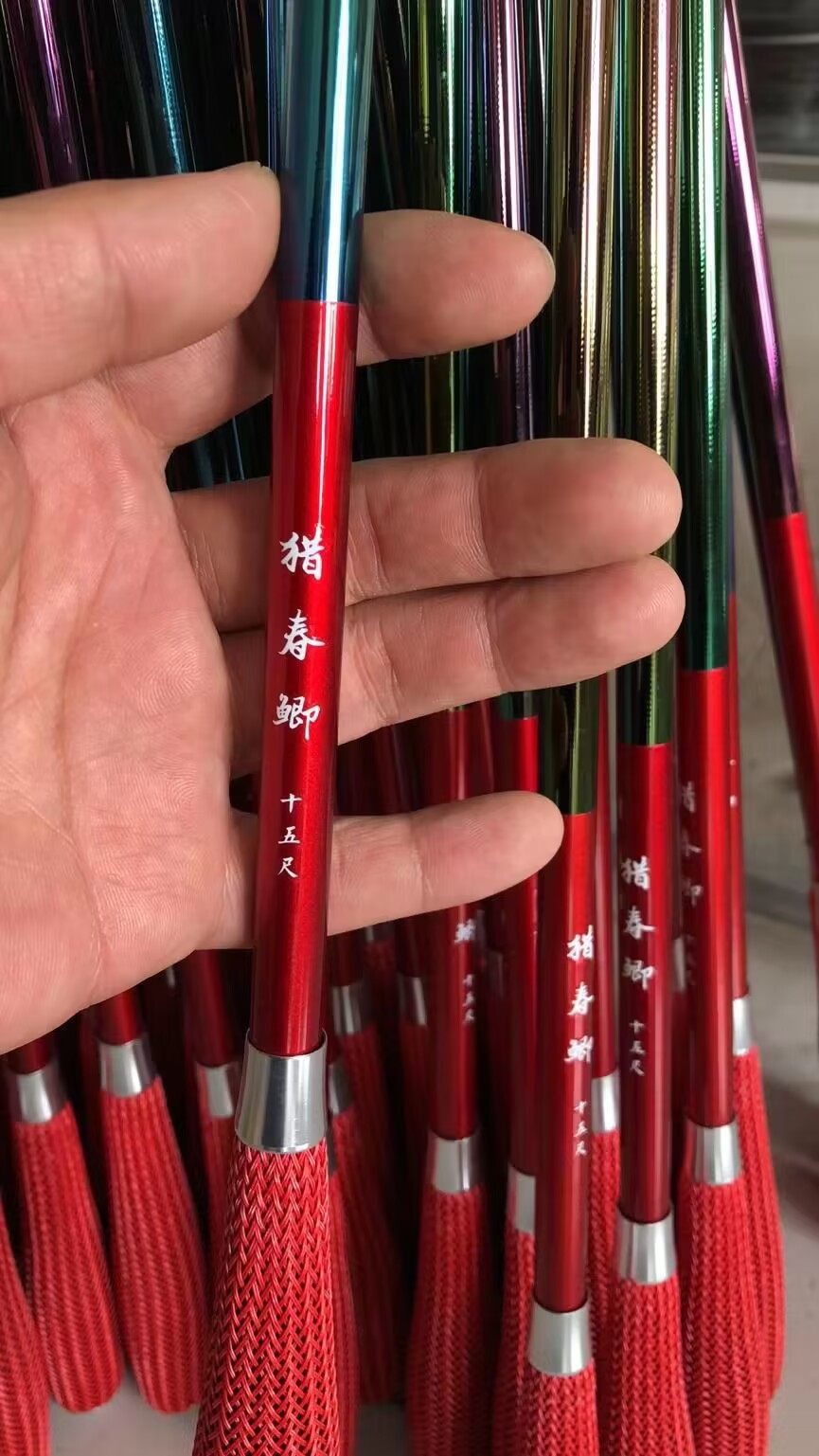 37 ajustable carpa caña de pescar caña 2,7 m 3,6 m 3,9 M 4,5 m 5,4 M carbono ultraligero caña de pescar