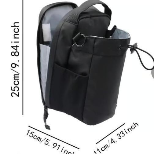 Bolsa deportiva magnética para botella de agua de Amazon, bolsa cruzada para teléfono y vaso de agua para deportes al aire libre, bolsa deportiva en stock.