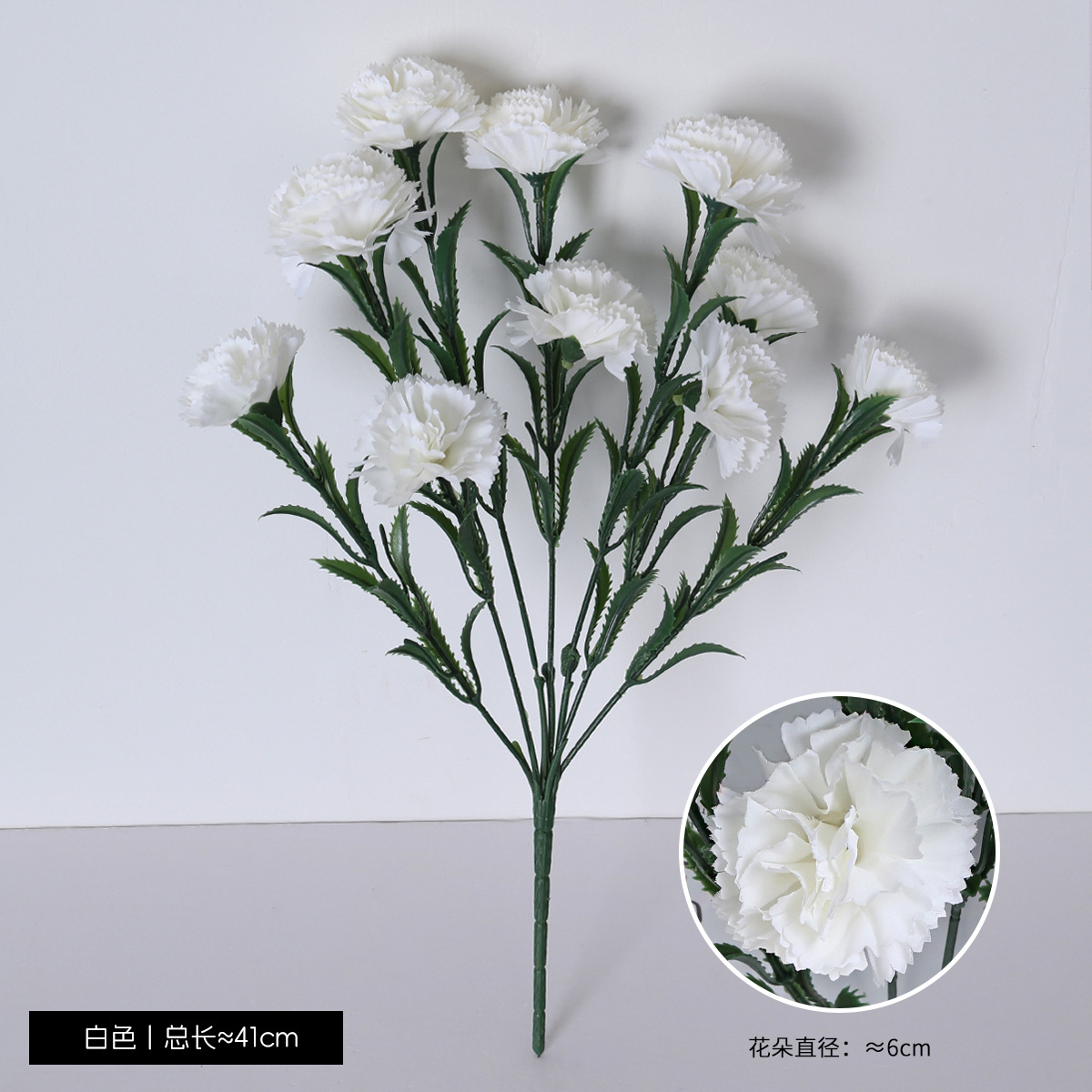 Simulación de 10 claves de flores para decorar el hogar Día de la Madre Día del Maestro Regalo de flores Decoración de la mesa