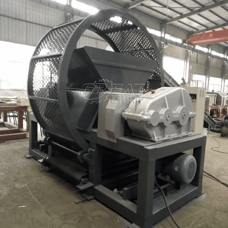 双轴轮胎橡胶撕碎机 铁丝栅栏破碎机 家电外壳破碎机