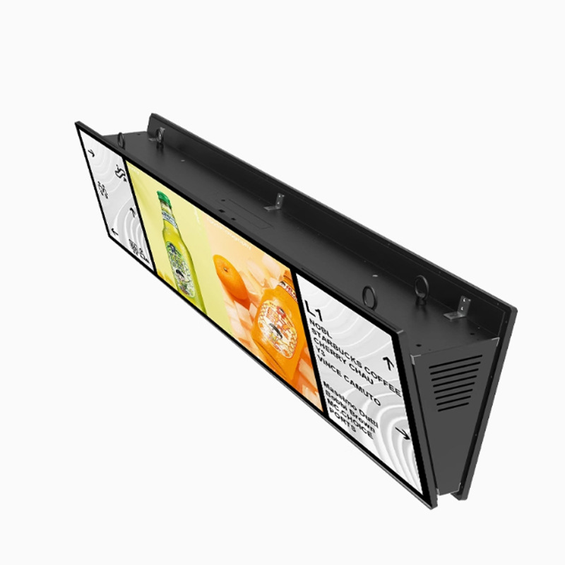 24inch ストリップスクリーン両面広告機病院行政局 28inch 吊り下げデュアルスクリーンストリップ液晶スクリーン看板|undefined