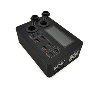 Dc12V-24V Mini Power Box Multi-Port USB Charger Pd Charging Socket 50A Anderson Connector