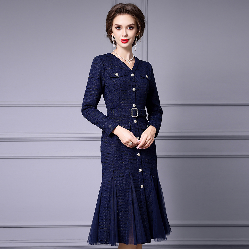 Zhili's dress suitable for fat people 2025 new autumn style super…