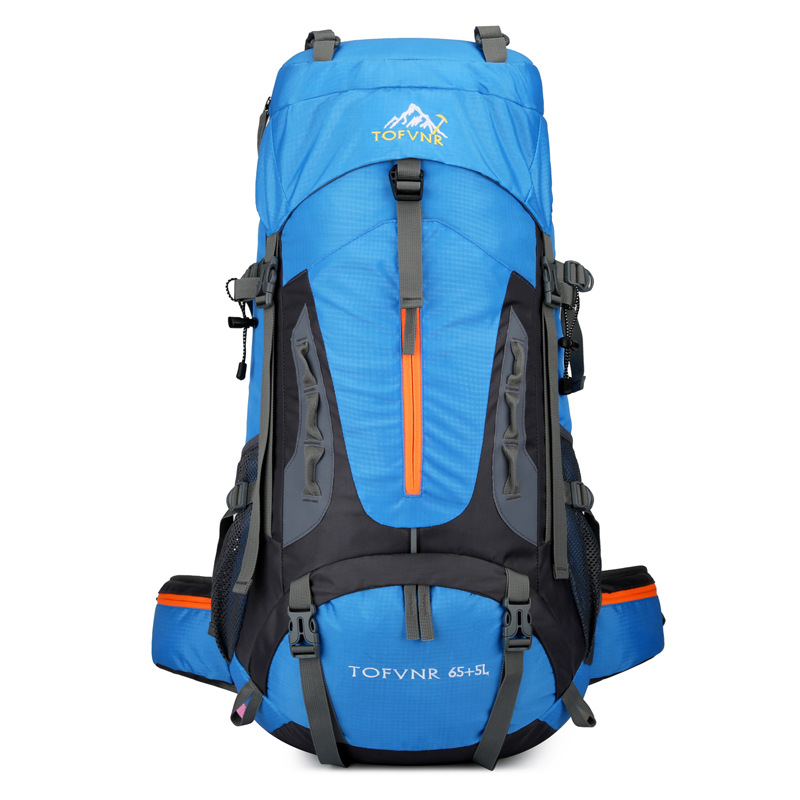 Mochila Multifuncional de Senderismo de Nylon, Impermeable y Resistente al Desgaste para Escalada y Camping