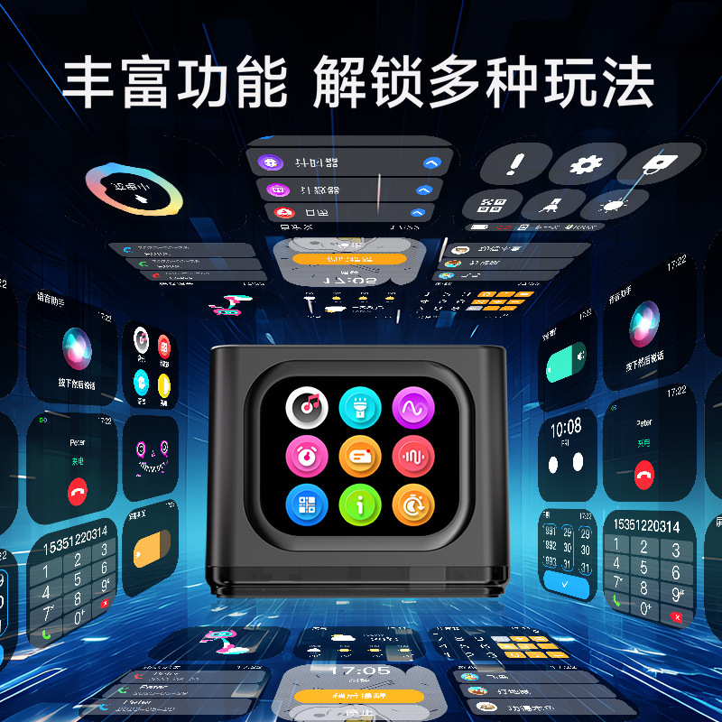 爆款Di-X7蓝牙音响电话家用迷你小音箱重低音AI智能低音炮户外|undefined