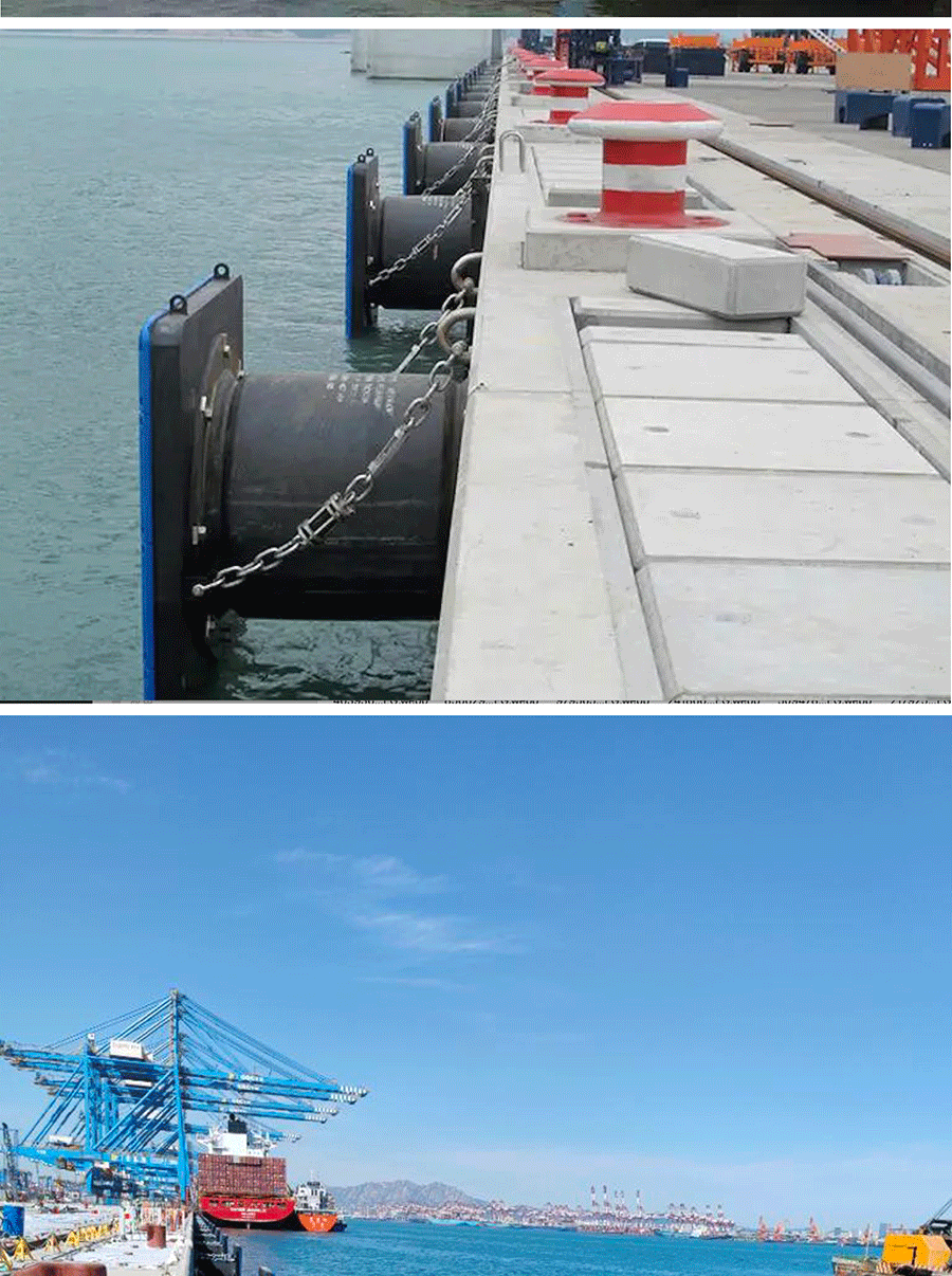 耐腐蚀鼓型橡胶护舷