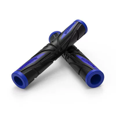 Suitable for Suzuki Uy125 Little Dolphin Uu125 Modified Brake Handle Horn Rubber Sleeve Handlebar Anti-Slip Protective Cover (Handlehold cover) - spider-fingerprint-pair-blue-other
