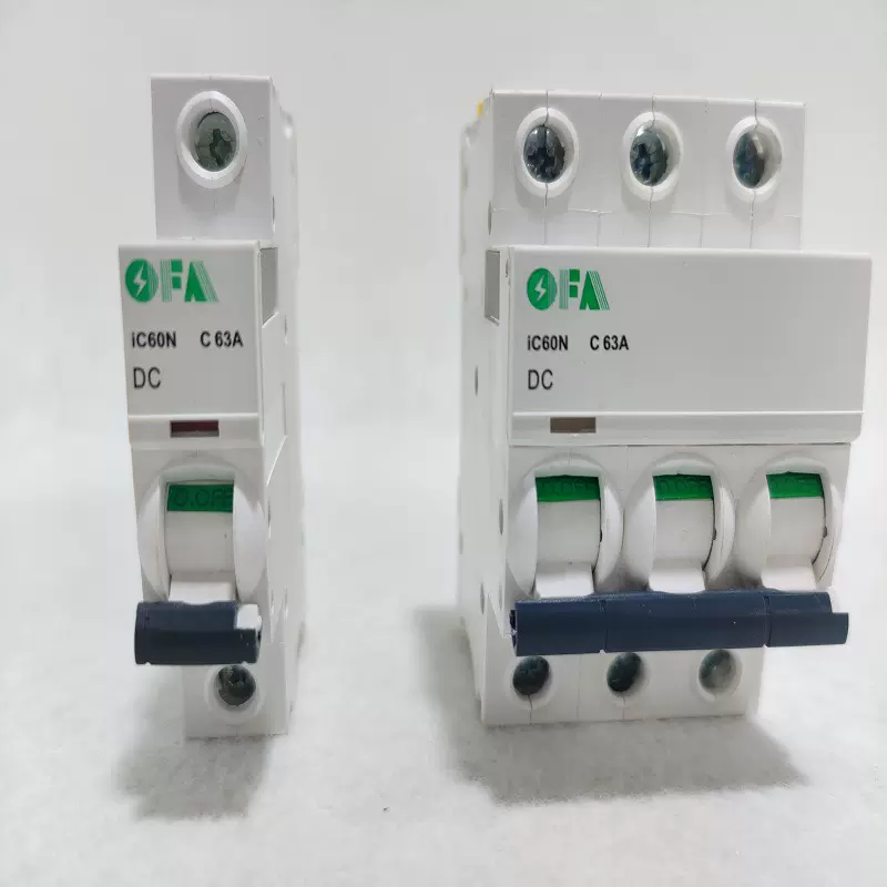 OFA  直销 小型断路器DC1000V直流 空气开关 63A 1P2P3P4P 微型
