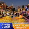 outdoors Holographic Projector Business flow Night market Lighting project Light ar ground interaction Projection equipment