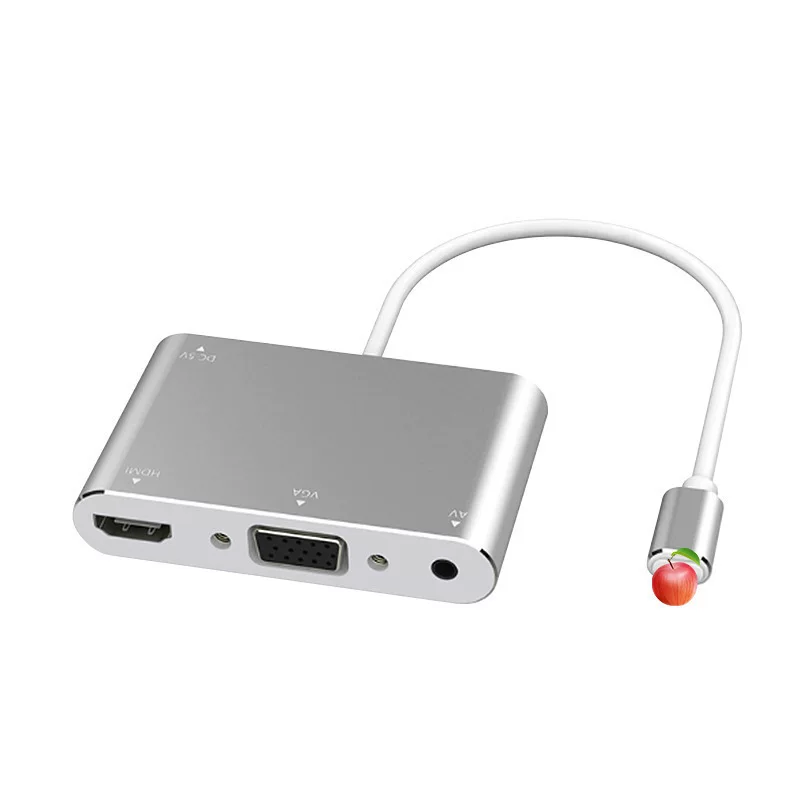 Подходит для телефона Apple, конвертер HDMI+VGA для мобильного телефона, одинаковый экран, X6L-2 P32