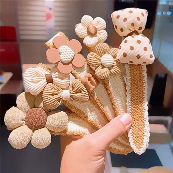 Children's Broken Hair Artifact Baby Girl's Velcro Hair Hoop Female Bangs Paste Hair Cards Hair Accessories Little Girl's Hair Band Headdress