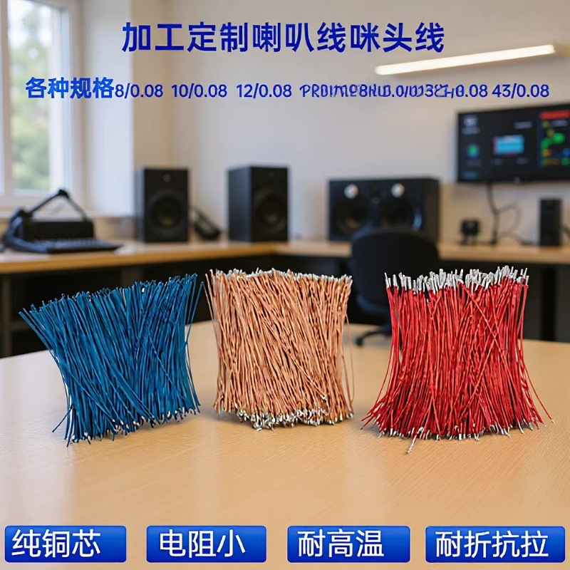 漆包线厂家批发30/0.08 43/0.08漆包线咪头线 喇叭线 耳机连接线