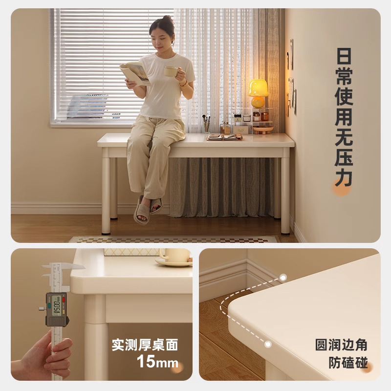 Escritorio Dormitorio Escritorio doméstico para niñas Escritorio de computadora de apartamento pequeño Escritorio de oficina Escritorio de estudio simple