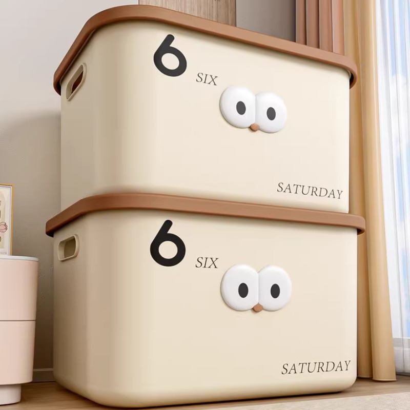 Xingyou Desktop Storage Box Household Sundries Toy Storage Box with Lid Plastic Snack Simple Storage Box Storage Box
