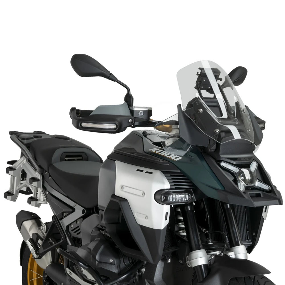Suitable for Bmw R1300Gs Modified Height-Increasing Windshield, Waterbird 1300Gs Windshield Glass Small Windscreen Front Wind Deflector