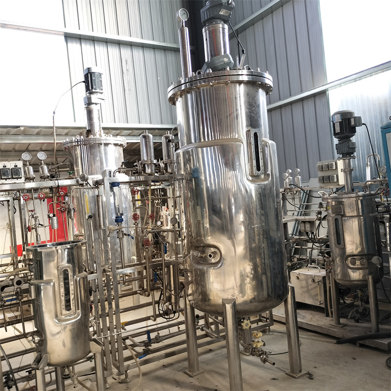 二手双联立式发酵罐  二手500升发酵罐 生物发酵设备