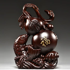 茶宠摆件;木质工艺品;木雕/根雕