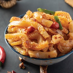 Zhiwei Ke 100g Instant Fiber Tapioca Oil Moist and Crispy Spicy Snack Independent Package Office Snack for Boredom Casual Snacks 