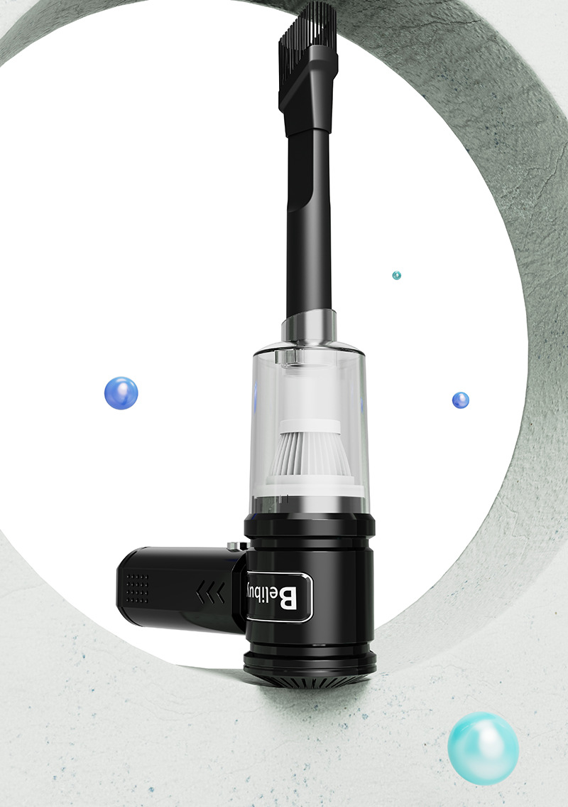 Factory Direct Supply Cross-Border Hot-Selling Car Vacuum Cleaner Wireless Charging Model Dust Remover Trade Model Handheld Vacuum Cleaner