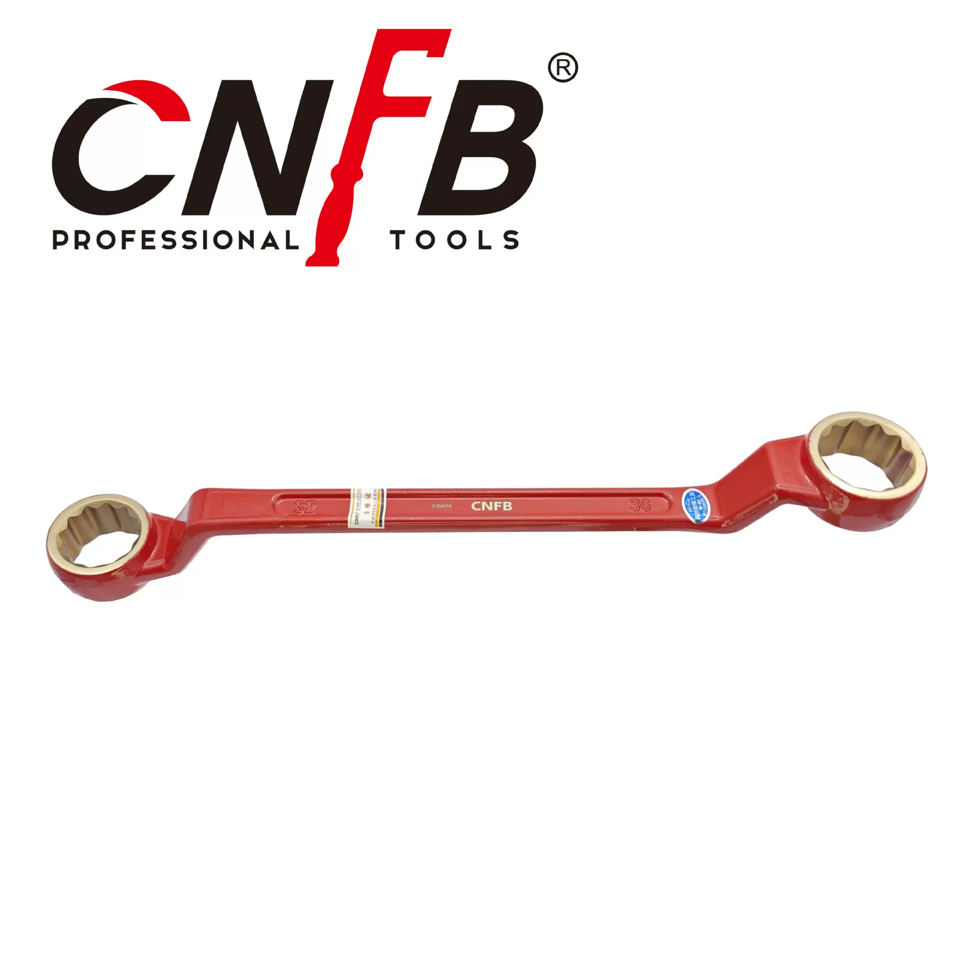 CNFB/桥防 防爆无火花工具 防爆凹槽双头梅花扳手T8151