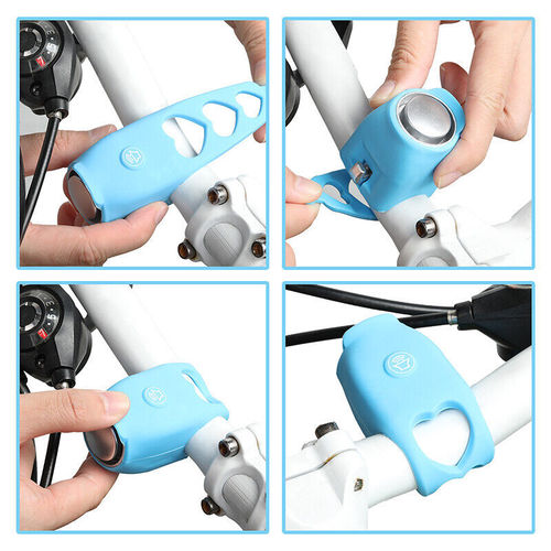 Bicycle Bell Electronic Horn Bicycle Accessories Mountain Bike Silicone Bell Cycling Equipment Accessories
