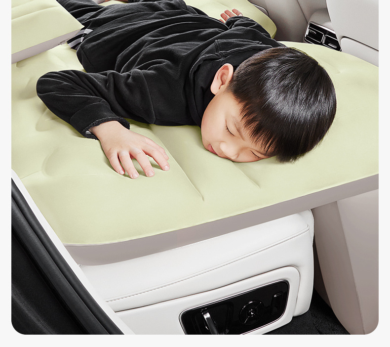 Car-borne Automatic Inflatable Bed Cushion Car SUV Rear Seat Pneumatic Travel Bed Car Sleeping Artifact for Internal Use