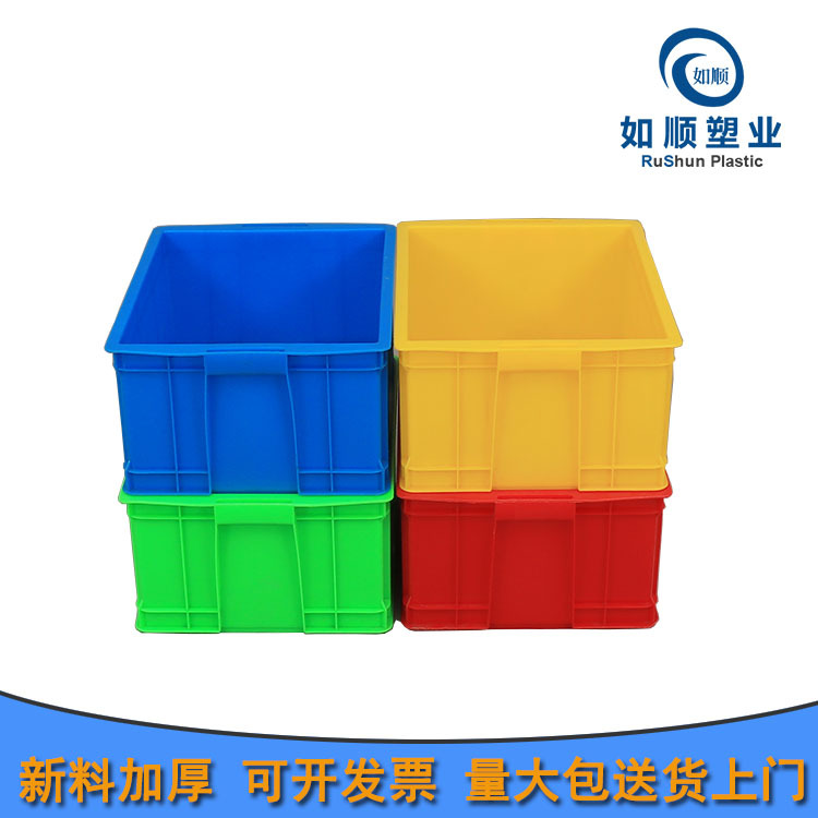 常州塑料周转箱 如顺厂家批发392-190塑胶箱