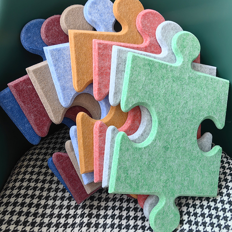拼图毛毡板照片墙毛毡墙贴墙面装饰背景板展示墙软木板拍立得墙板