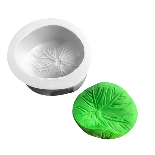 Chinese style lotus lotus silicone mold lotus leaf lotus pod chocolate fondant cake decoration mold baking tool