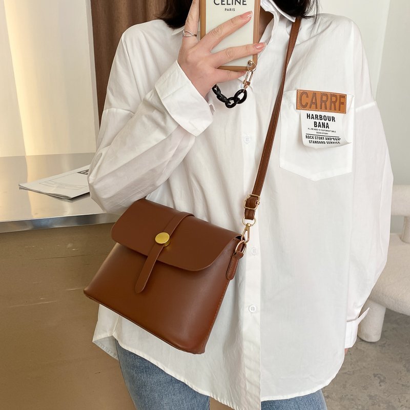 爆款小包包女2021新款潮时尚春夏季网红洋气水桶包百搭单肩斜挎包