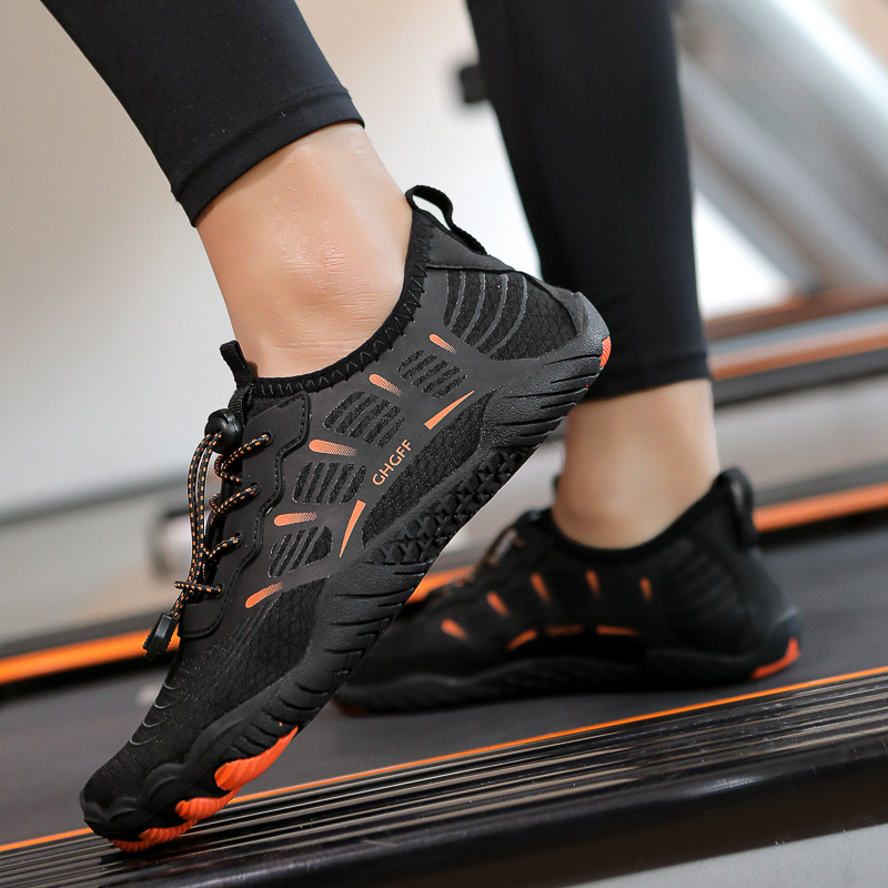 Tracing Shoes Outdoor Women's Five-Finger Barefoot Shoes Barefoot Shoes Hiking Shoes Surfing Drifting Hiking Rock Climbing Men's Wading Shoes