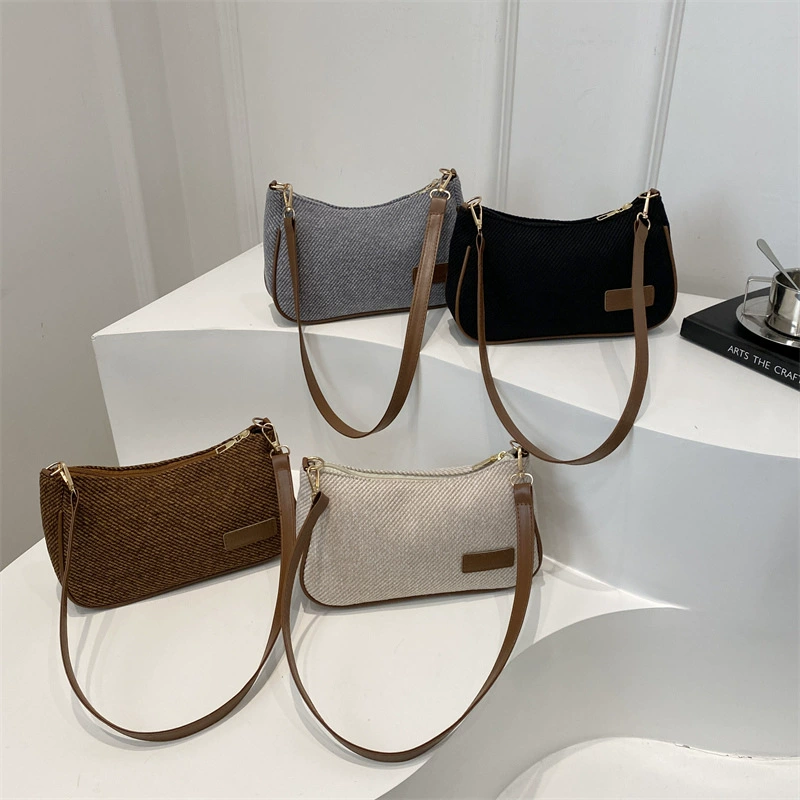 Underarm bag, fashionable shoulder bag, one-shoulder bag, summer bag strap for leisure, simple and elegant design