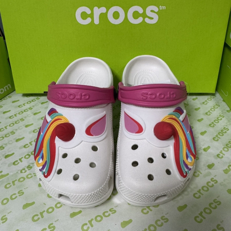 Cross Summer New Cartoon Kidsren's High-Quality Clogs for Big Kidsren Beach Unicorn Girls Sandals