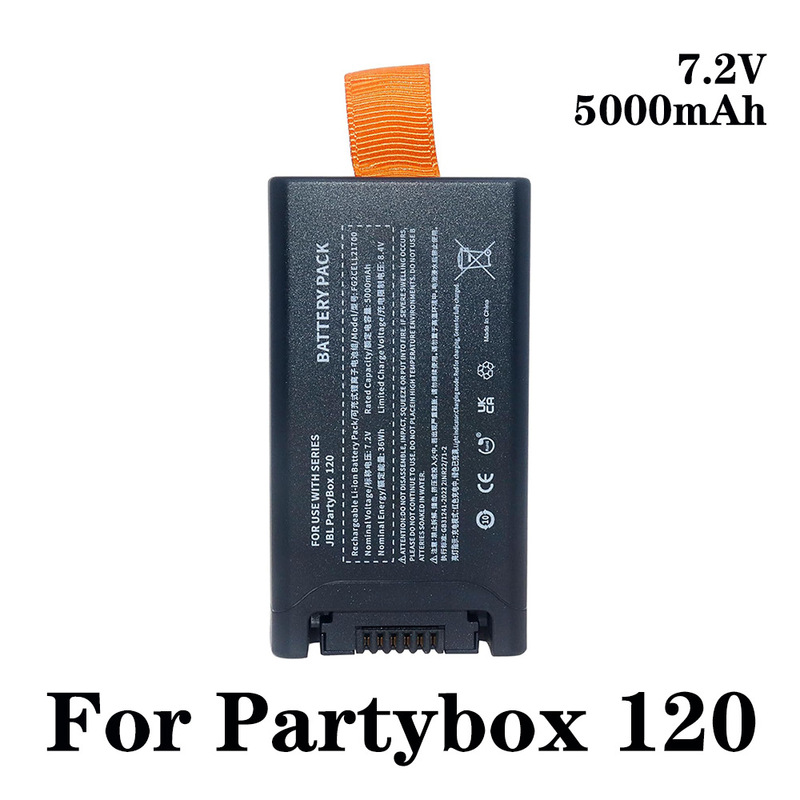 Original Compatible Jbl Partybox120 Battery 7.2V5000Mah Type-C Charging Audio Lithium Battery Original Compatible Jbl Partybox120 Battery 7.2V5000Mah Type-C Charging Audio Lithium Battery