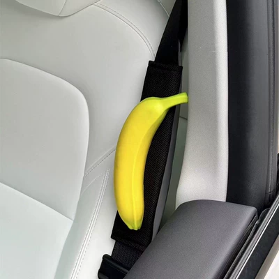 Star-Themed Car Seatbelt Shoulder Pad Protector, Anti-Wear Clothing, Anti-Neck Strangulation, Cute Creative Decoration for Girls (Seat belt shoulder pad) - banana-seatbelt-shoulder-pad