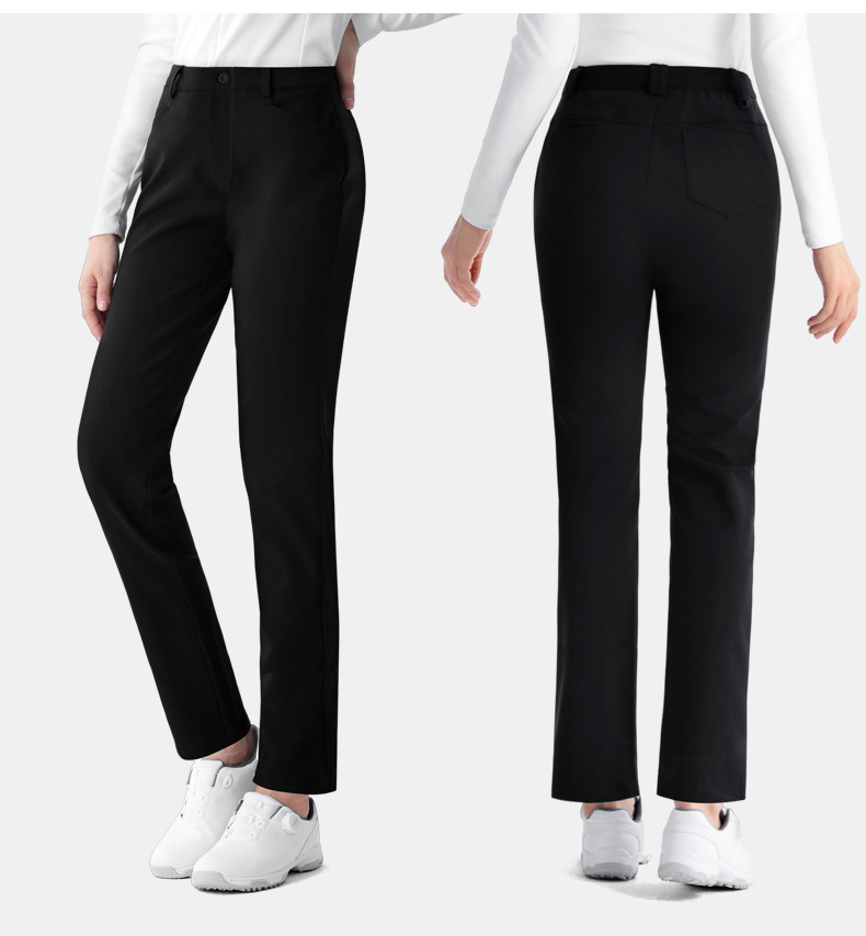 Quần dài golf nữ PGM cạp cao co giãn giữ ấm ống đứng — KUZ195 [Nội thất hấp thụ nhiệt/dây thun co giãn/cạp cao thẳng] quần dài đen, KUZ195 [Nội thất hấp thụ nhiệt/dây thun co giãn/cạp cao thẳng] quần kaki, KUZ195 [Nội thất hấp thụ nhiệt/dây thun co giãn/cạp cao thẳng] quần dài trắng, KUZ195 [Nội thất hấp thụ nhiệt/dây thun co giãn/cạp cao thẳng] Quần dài màu xanh nước ngoài chi tiết 9