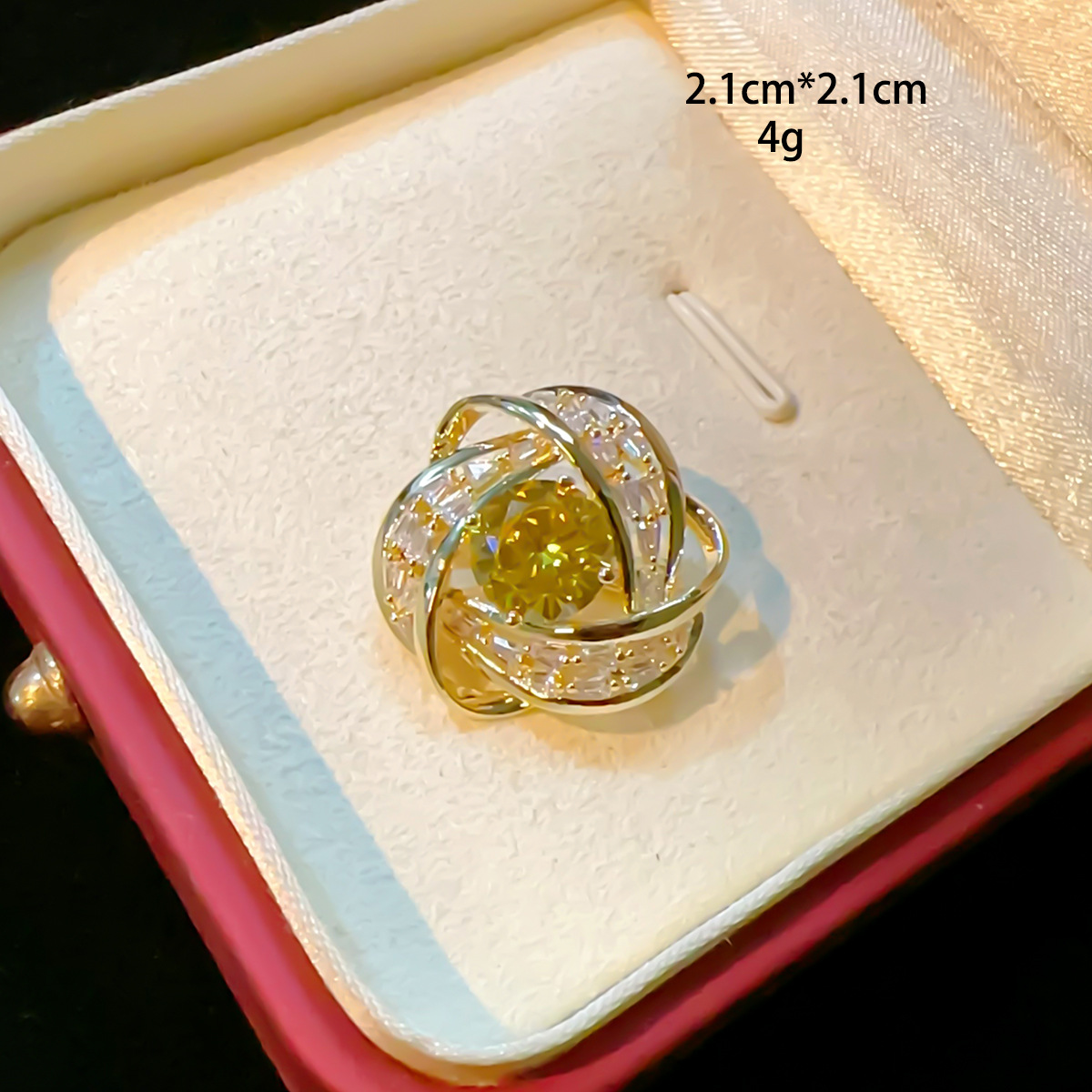 10g Weight Brooches Classification Banquet, Date Occasion Copper Material Leaf, Flower, Grain Pattern Women's Gender Plating Design Sweet Style Sweet Pin Leaf Flower Grain Copper Plating Women's Brooches 12